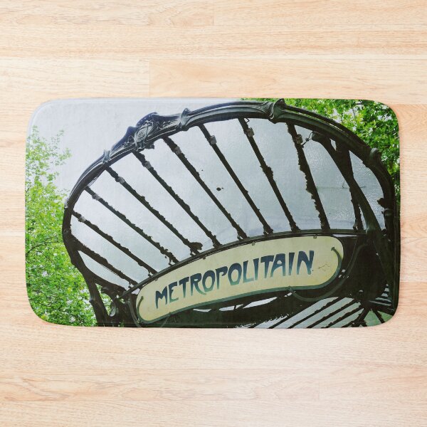 Item preview, Paris Metropolitan Vintage Metro Sign Entrance designed and sold by CarolinaReina.