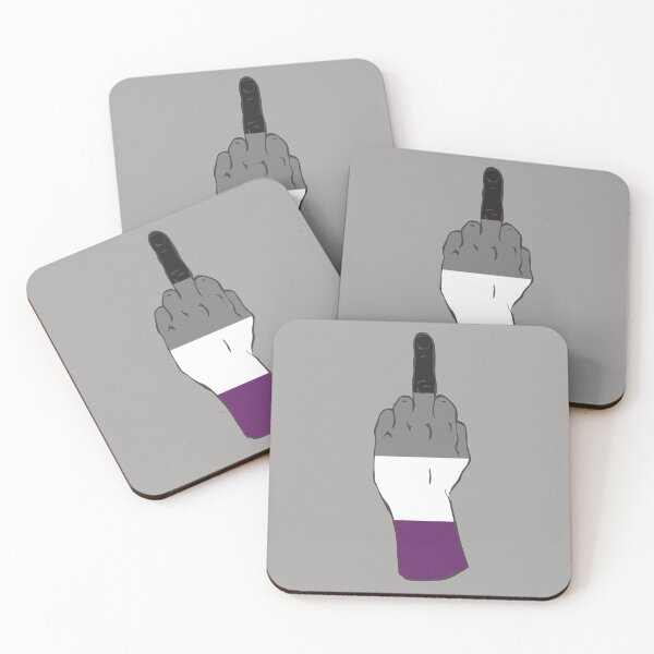 Item preview, Ace Pride Middle Finger designed and sold by Alrkeaton.