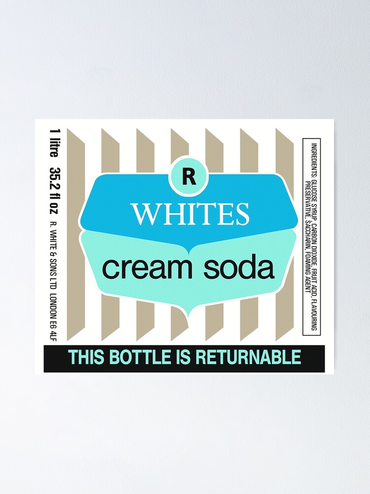 Cream soda ポスター Cream Soda Retro Inspired Poster