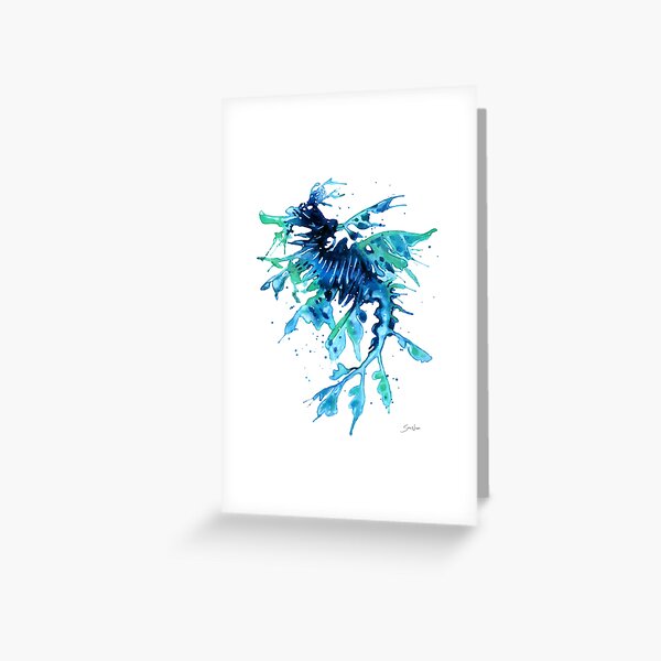 Item preview, Leafy Sea Dragon designed and sold by SamNagelArt.