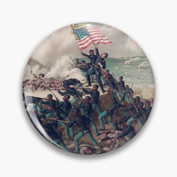 Item preview, Storming Fort Wagner - 54th Massachusetts - Civil War designed and sold by warishellstore.