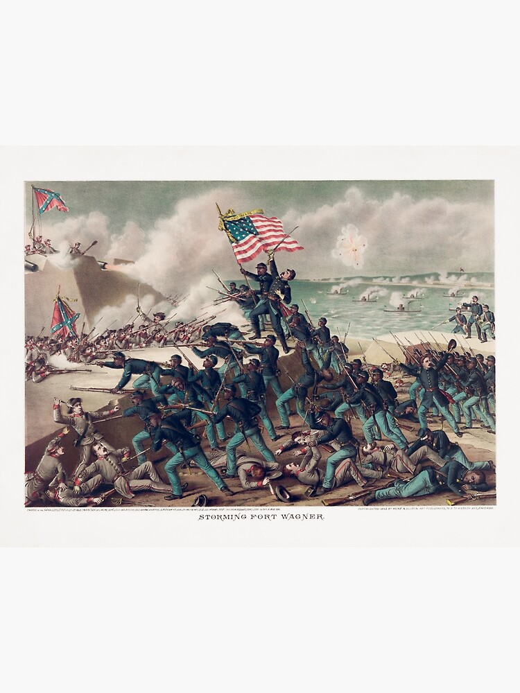 Storming Fort Wagner - 54th Massachusetts - Civil War