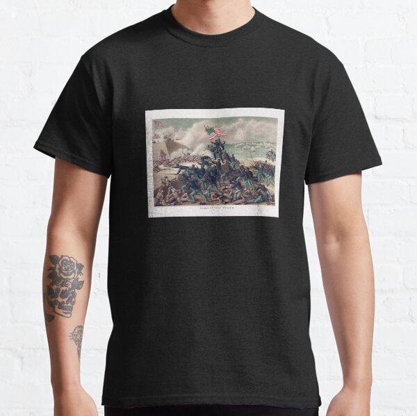 Storming Fort Wagner - 54th Massachusetts - Civil War Classic T-Shirt