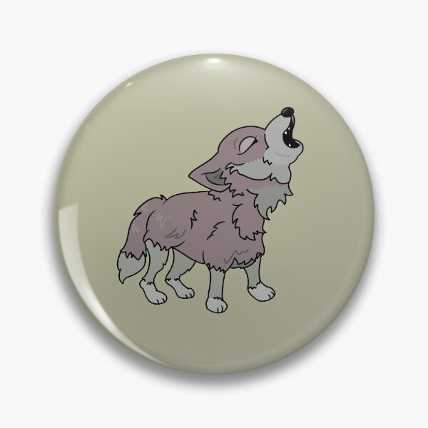 Item preview, Cute Howling Wolf designed and sold by tryinart.