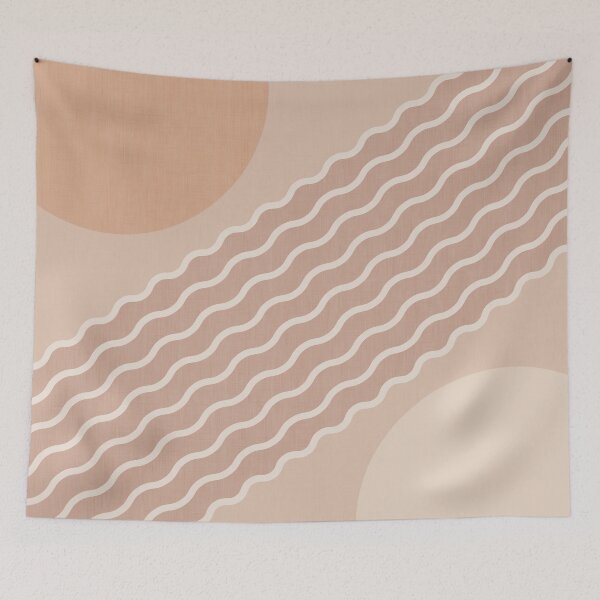 Item preview, Geometric Boho Circles, minimal symmetry designed and sold by marina ralston.
