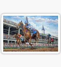Kentucky Derby - Down the Stretch Sticker