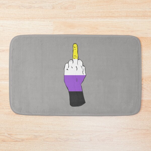 Item preview, Nonbinary Pride Middle Finger designed and sold by Alrkeaton.
