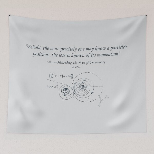 Item preview, Satirical Heisenberg Uncertainty Principle - Light designed and sold by DeepSpaceDesigns.