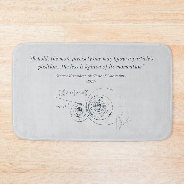 Item preview, Satirical Heisenberg Uncertainty Principle - Light designed and sold by DeepSpaceDesigns.