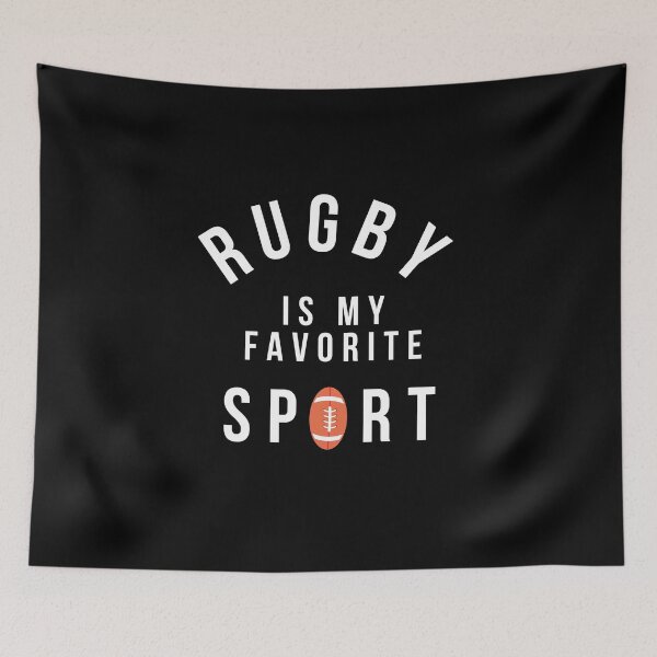 Artikelvorschau, Rugby ist mein Lieblingssport Rugby ist mein Lieblingssport Racerback entworfen und verkauft von MerlinTea.