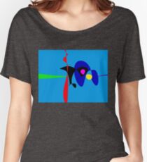 Abstract Expressionism Simple Digital Art Women's Relaxed Fit T-Shirt