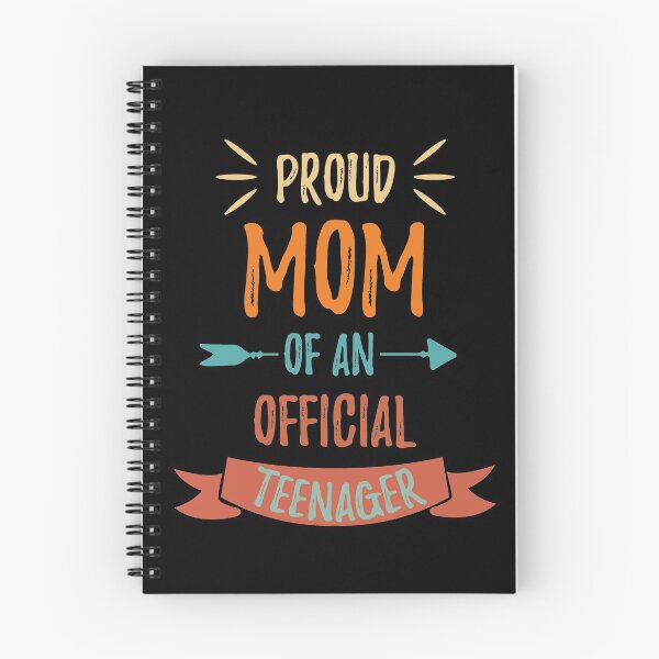 Item preview, Proud mom of an official teenager colourful designed and sold by ShirtsJH.