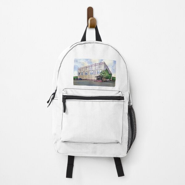 Item preview, Pam Beesly Office Building Watercolor Painting Dunder Mifflin Paper Company Inc. Gift designed and sold by MyPartyShirt.