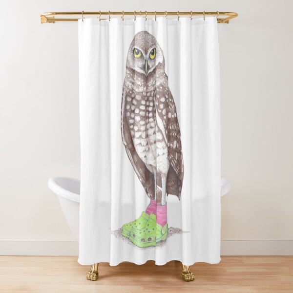 Item preview, Burrowing Owl in Crocs designed and sold by JimsBirds.