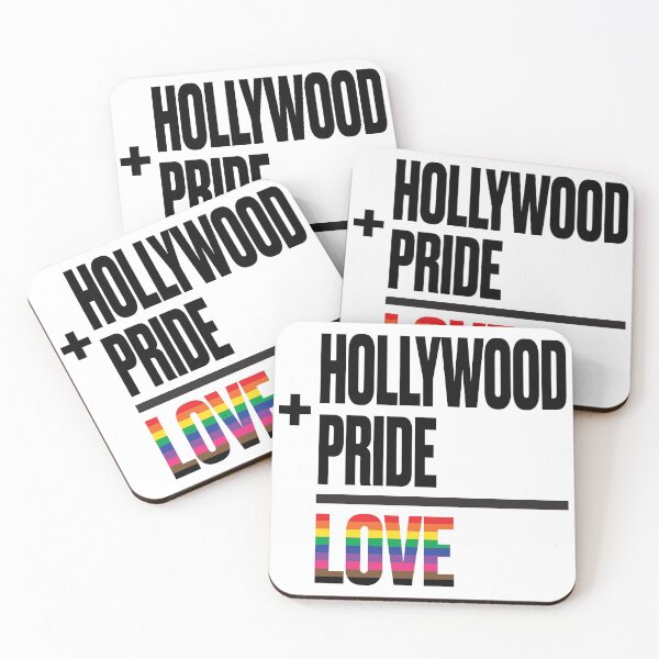 Item preview, HOLLYWOOD + PRIDE = LOVE designed and sold by LOVE+LOVE Design.