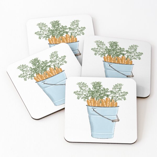 Item preview, Buket Carrots Illustration Spring Mood Watercolor designed and sold by CreativeBu.