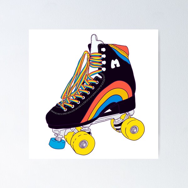 Item preview, Moxi Roller Vintage Rainbow designed and sold by stonedwitch.
