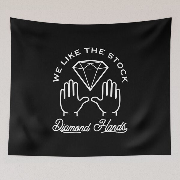Item preview, We Like The Stock - Diamond Hands designed and sold by BeerBro-Designs.
