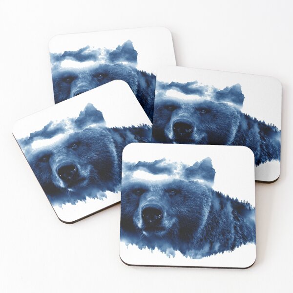 Item preview, Bear double exposure designed and sold by Viktella.
