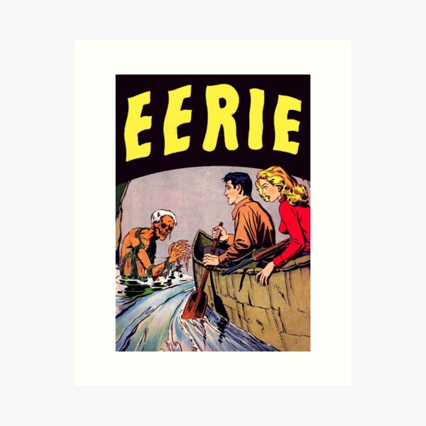 Item preview, Eerie Cover | Vintage Comic designed and sold by RosarioDesigns.