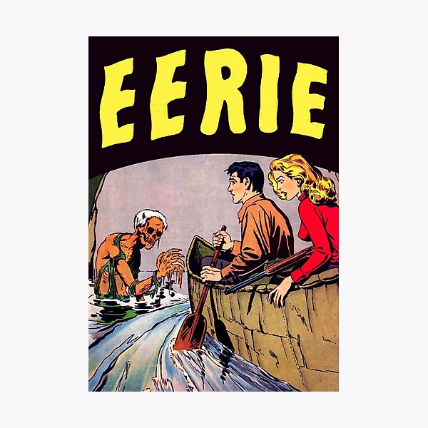 Item preview, Eerie Cover | Vintage Comic designed and sold by RosarioDesigns.