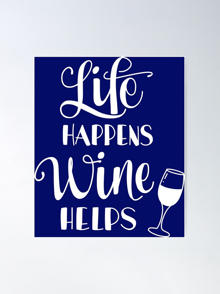 Life Happens Wine Helps 750ml/25oz Canvas Canteen