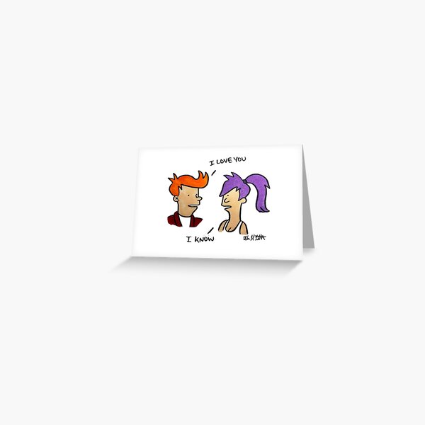Item preview, Fry and Leela designed and sold by ellenliebenthal.