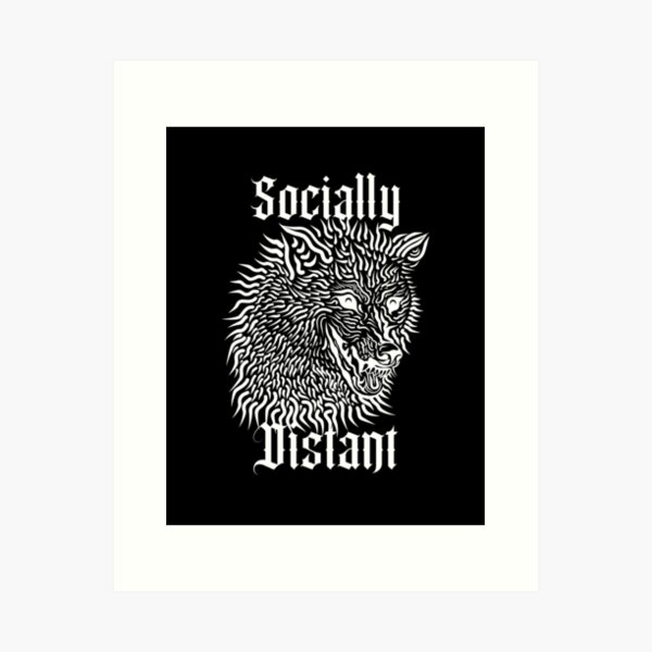Item preview, Socially Distant designed and sold by StoneVeinStudio.