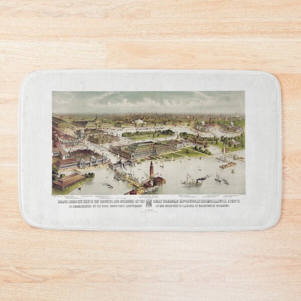 Item preview, Columbian Exposition At Chicago - Grand Birds-Eye View - 1893 designed and sold by warishellstore.