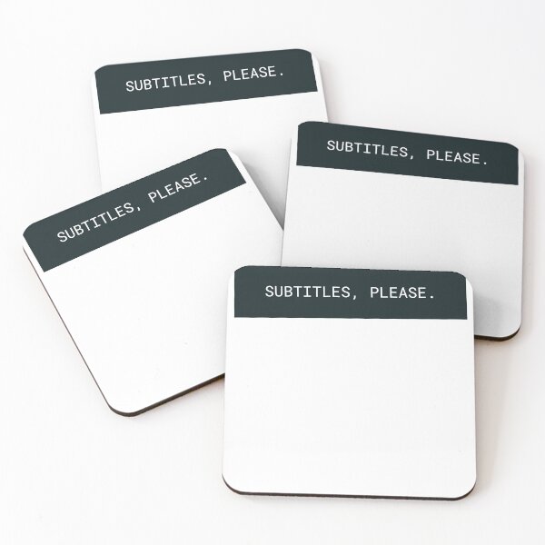 Item preview, Subtitles, Auditory Issues designed and sold by GarbledLife.