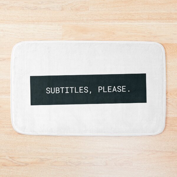 Item preview, Subtitles, Auditory Issues designed and sold by GarbledLife.