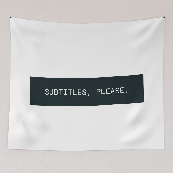 Item preview, Subtitles, Auditory Issues designed and sold by GarbledLife.