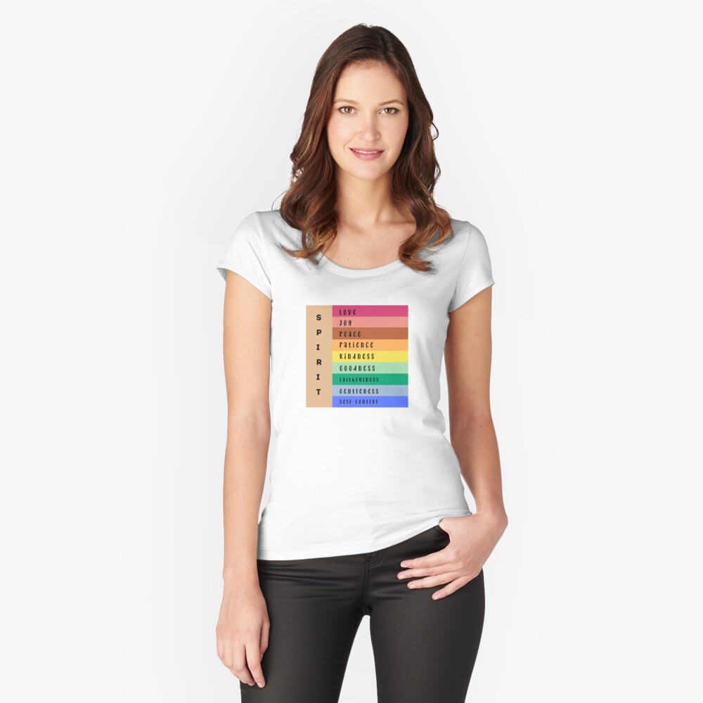 Item preview, Fitted Scoop T-Shirt designed and sold by SimpleDailyJoy.