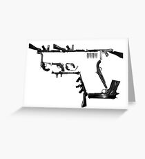 Guns Greeting Card