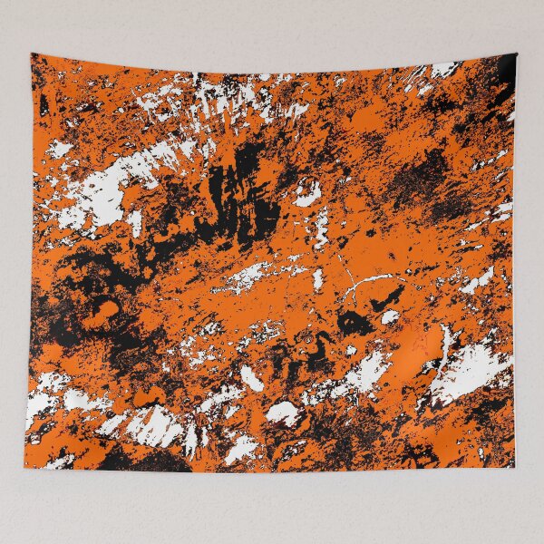 Item preview, Fall orange visual vibrant art designed and sold by ByPeachyDesigns.