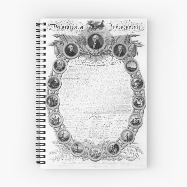 Item preview, The Declaration of Independence - Washington - Jefferson - Hancock - Circa 1819 designed and sold by warishellstore.