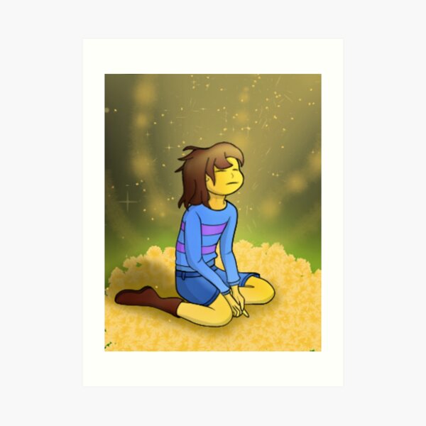 Frisk Undertale Art Prints Redbubble