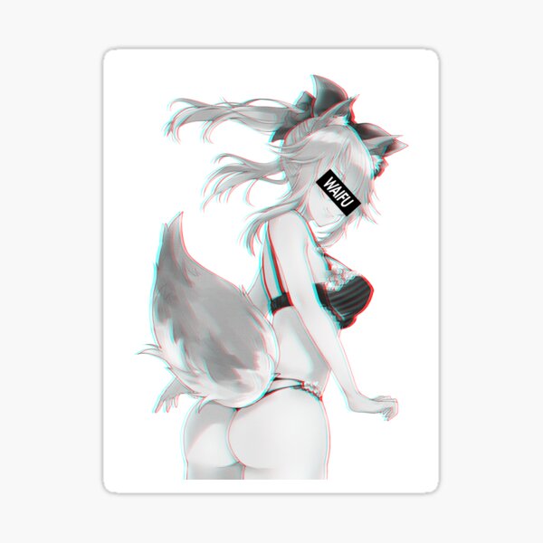 Vista previa del artículo con la obra «Material de Tamamo no Mae Waifu», diseñado y vendido por Your Waifu.