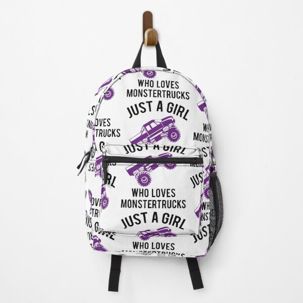Monster Truck Driver Off-road Women Girls Gift Backpack