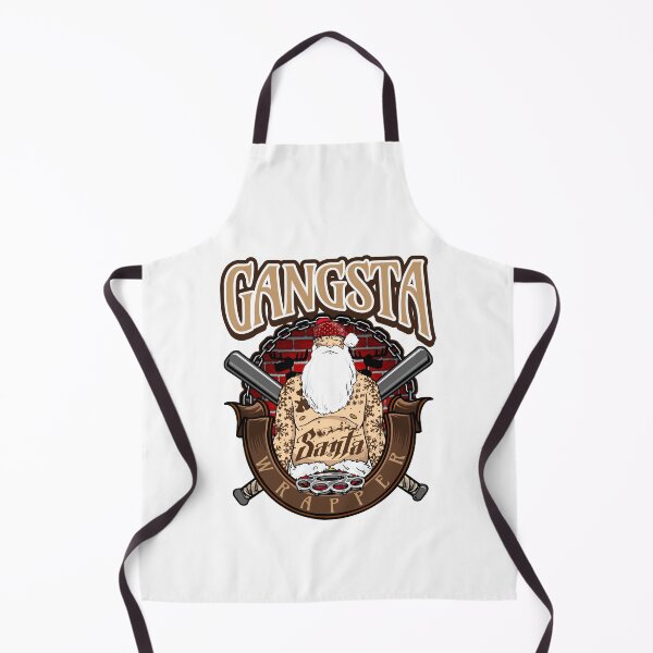 Item preview, Gangsta Wrapper Funny Christmas Santa designed and sold by Maria Garcia.