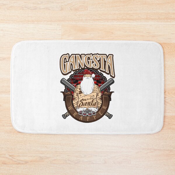 Item preview, Gangsta Wrapper Funny Christmas Santa  designed and sold by Maria Garcia.