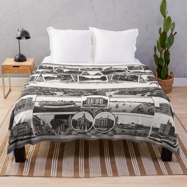 Item preview, San Antonio Texas Cityscape - Featuring The Alamo And Other Landmarks - Circa 1890 designed and sold by warishellstore.