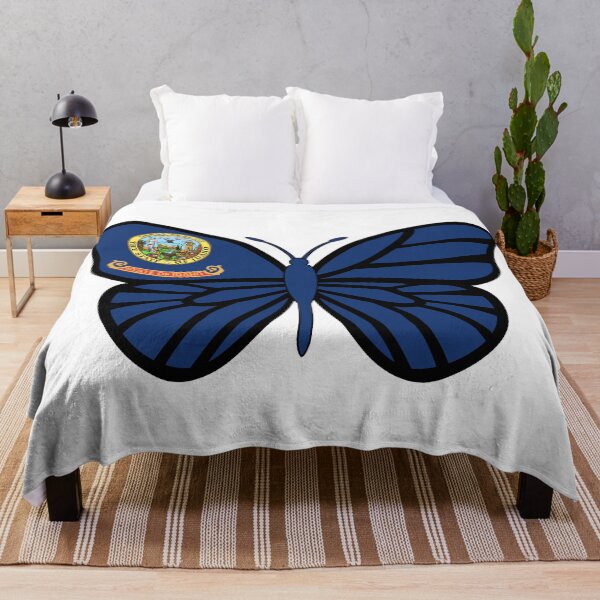 Item preview, State of Idaho Flag Butterfly designed and sold by Gsallicat.