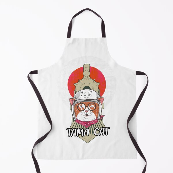 Item preview, Tama Cat! A beautiful design of a calico cat in a helmet in front of a train - Tribute to the station master and operating officer at the Kishi station in Japan designed and sold by crazycollective.