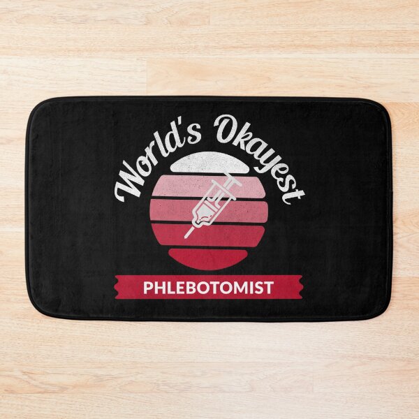 Item preview, World's Okayest Phlebotomist - Phlebotomy Pun designed and sold by molamode.