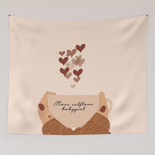 Item preview, More self love babygirl - cozy comfy cup designs designed and sold by sweet dreamer.