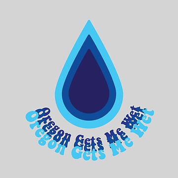 Artwork thumbnail, Oregon Gets Me Wet by Flickingjane