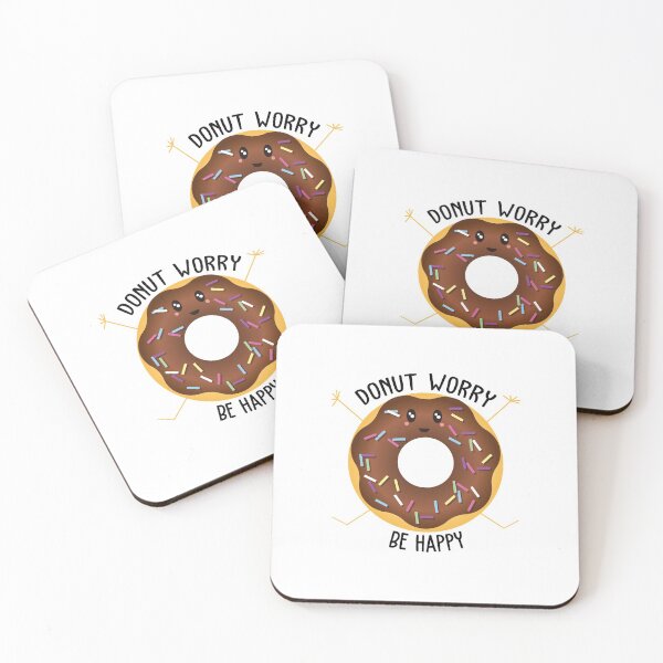Item preview, Donut Worry Be Happy designed and sold by AimarsKloset.
