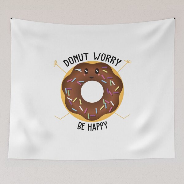 Item preview, Donut Worry Be Happy designed and sold by AimarsKloset.