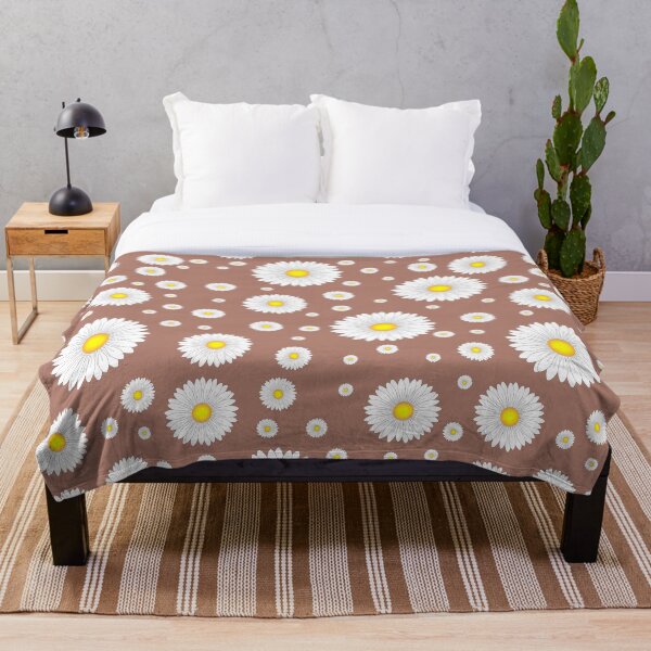 Item preview, Pretty Little Daisies on Brown designed and sold by MendiVernatter.